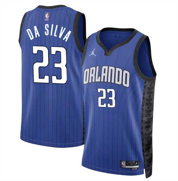 Men's Orlando Magic #23 Tristan Da Silva Blue 2024 Draft Statement Edition Stitched Basketball Jersey Dzhi,We sell and wholesale Men's Orlando Magic #23 Tristan Da Silva Blue 2024 Draft Statement Edition Stitched Basketball Jersey Dzhi on line form chian!